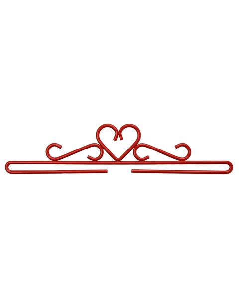 Hovedbilde Rødt beslag 32cm 2stk.