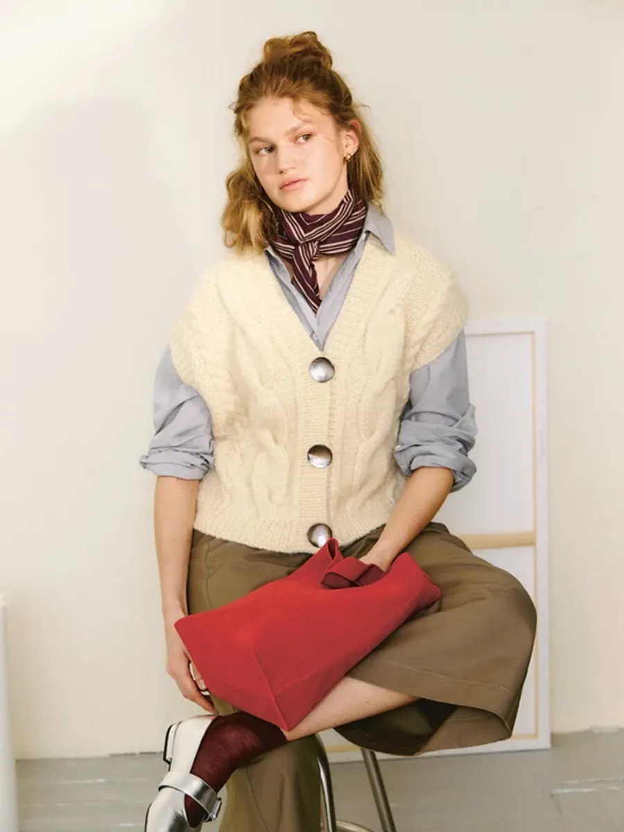 Enkeltoppskrift / 2502 DIY / Nr. 5  Harper vest